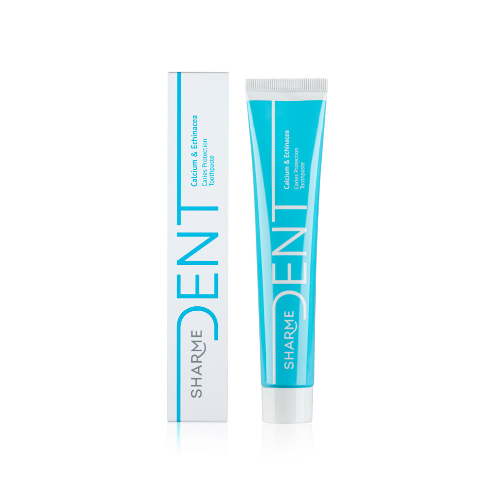 Зубная паста «Кальций & эхинацея» Защита от Кариеса SHARME DENT Сalcium & Echinacea Сaries Protection Toothpas