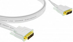 KRAMER C-DM/DM/FLAT(W)-6 Кабель DVI Single link (Вилка - Вилка), 1,8 м