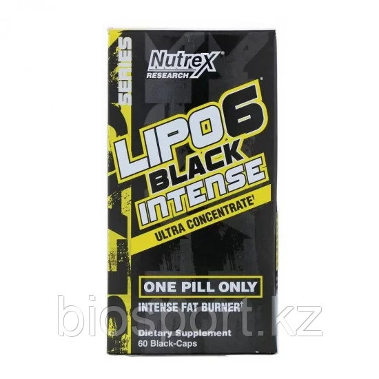 Lipo-6 Black Intense Ultra Concetrate, 60 caps