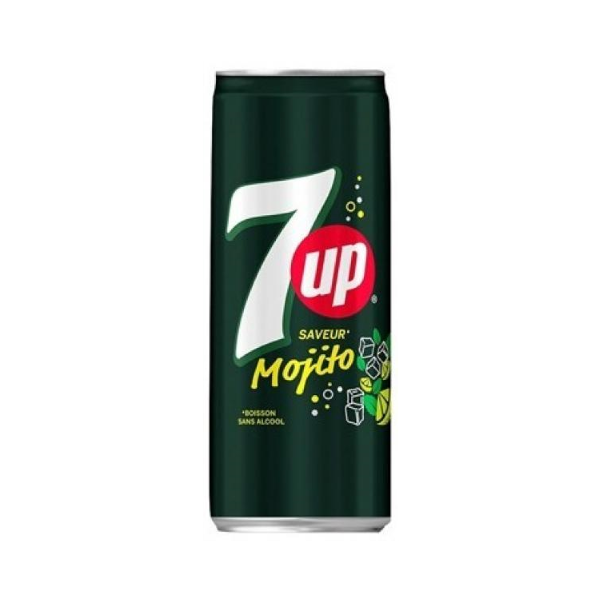 Газированный напиток 7UP Mojito 330 ml (24шт - упак)