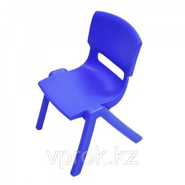 Стульчик детский пластиковый высота сиденья 24 см, синий - фото 2 - id-p28708358