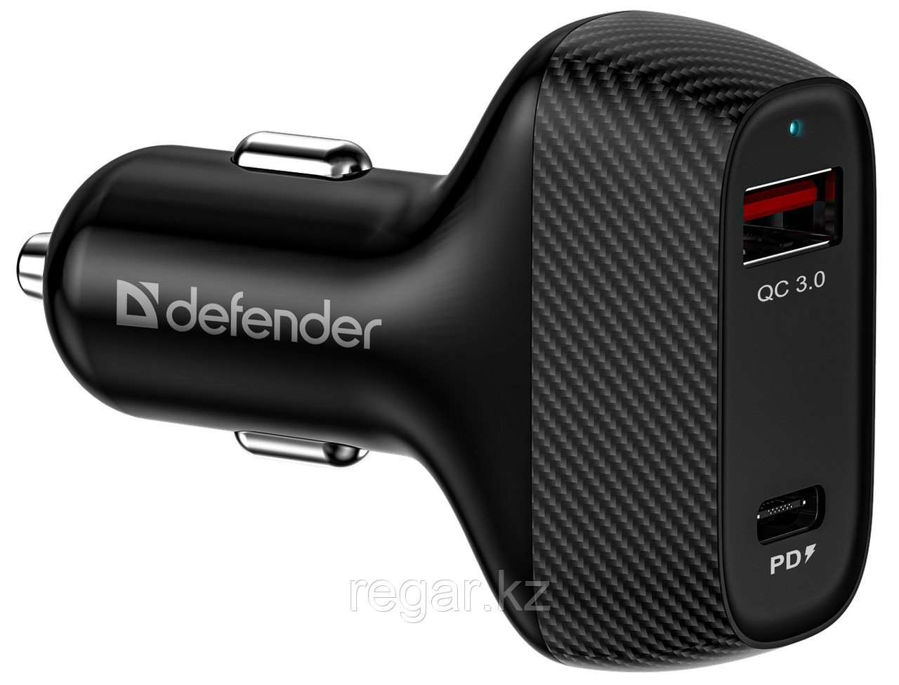 Зарядное устройство автомобильное Defender UCA-90 36W QC3.0 черный