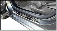 Хром накладка на порог (на железо) Chevrolet Cobalt/Шевроле Кобальт