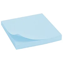 Блок самоклеящийся BRAUBERG, 76*76 мм, 100 листов, голубой, 122695, фото 2