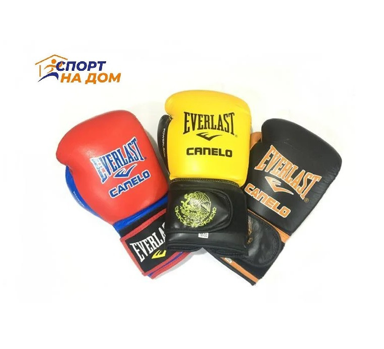 Перчатки бокс Everlast Canelo (кожа) 12,14 OZ