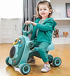 Каталка-ходунки 606 c игровым центром 3 в 1 розовый, фото 3