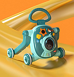 Каталка-ходунки 606 c игровым центром 3 в 1 розовый, фото 7