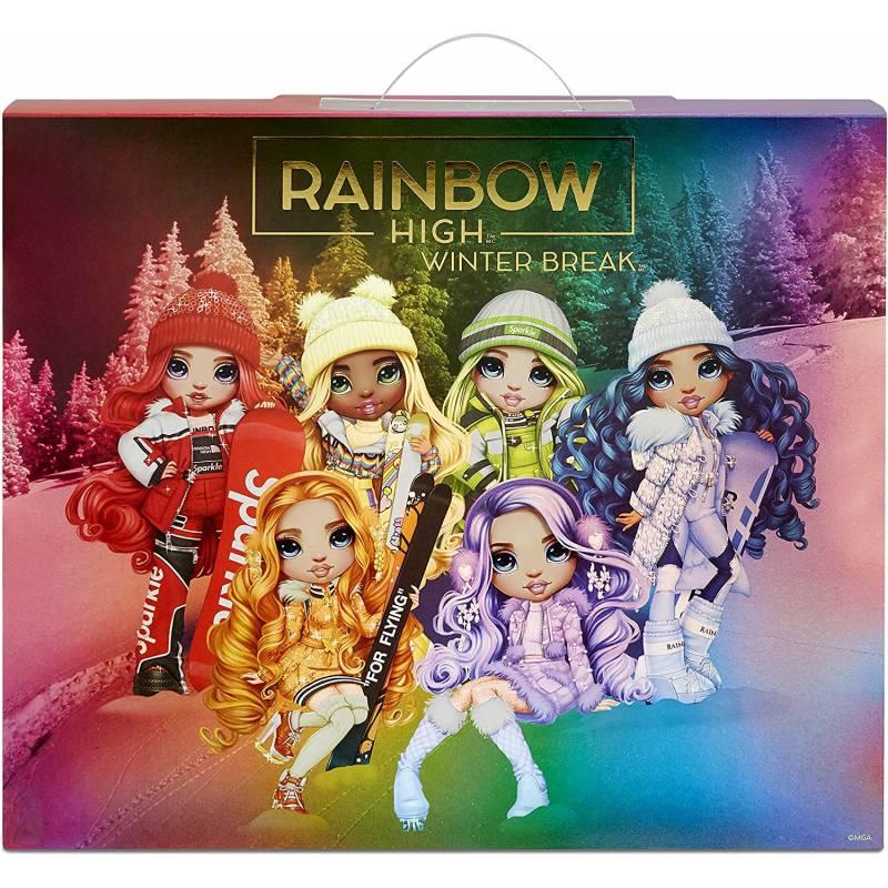 Кукла Rainbow High ЗИМНИЕ КАНИКУЛЫ WINTER BREAK POPPY ROWAN - ОРАНЖЕВАЯ МОДНАЯ КУКЛА - фото 3 - id-p93982141
