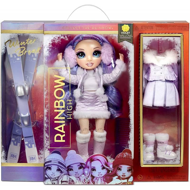 Кукла Rainbow High ЗИМНИЕ КАНИКУЛЫ WINTER Lalka Violet Willow