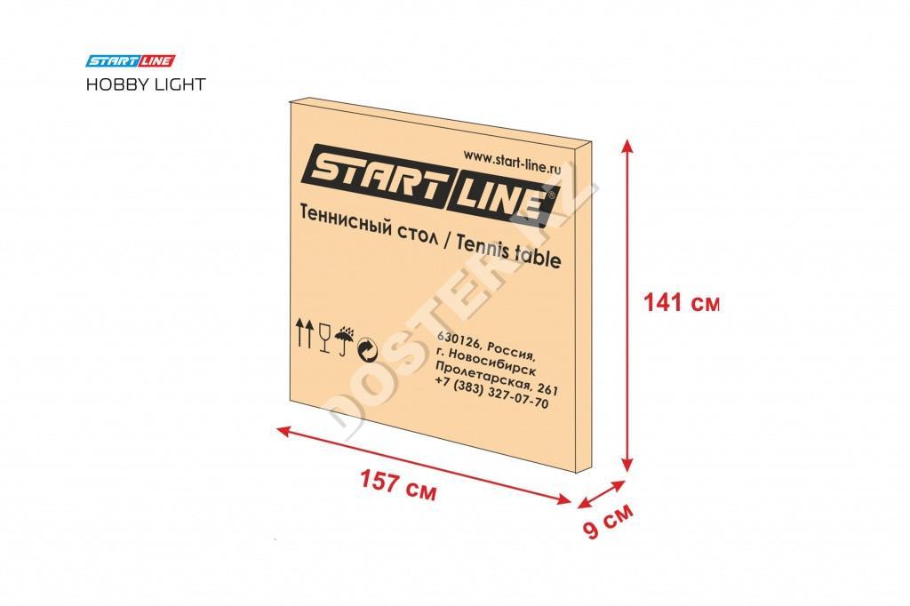 Теннисный стол Start Line Hobby Light (с сеткой) - фото 3 - id-p93984190