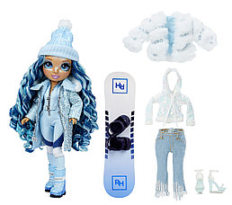 Кукла Rainbow High ЗИМНИЕ КАНИКУЛЫ WINTER Break Skyler Bradshaw Blue