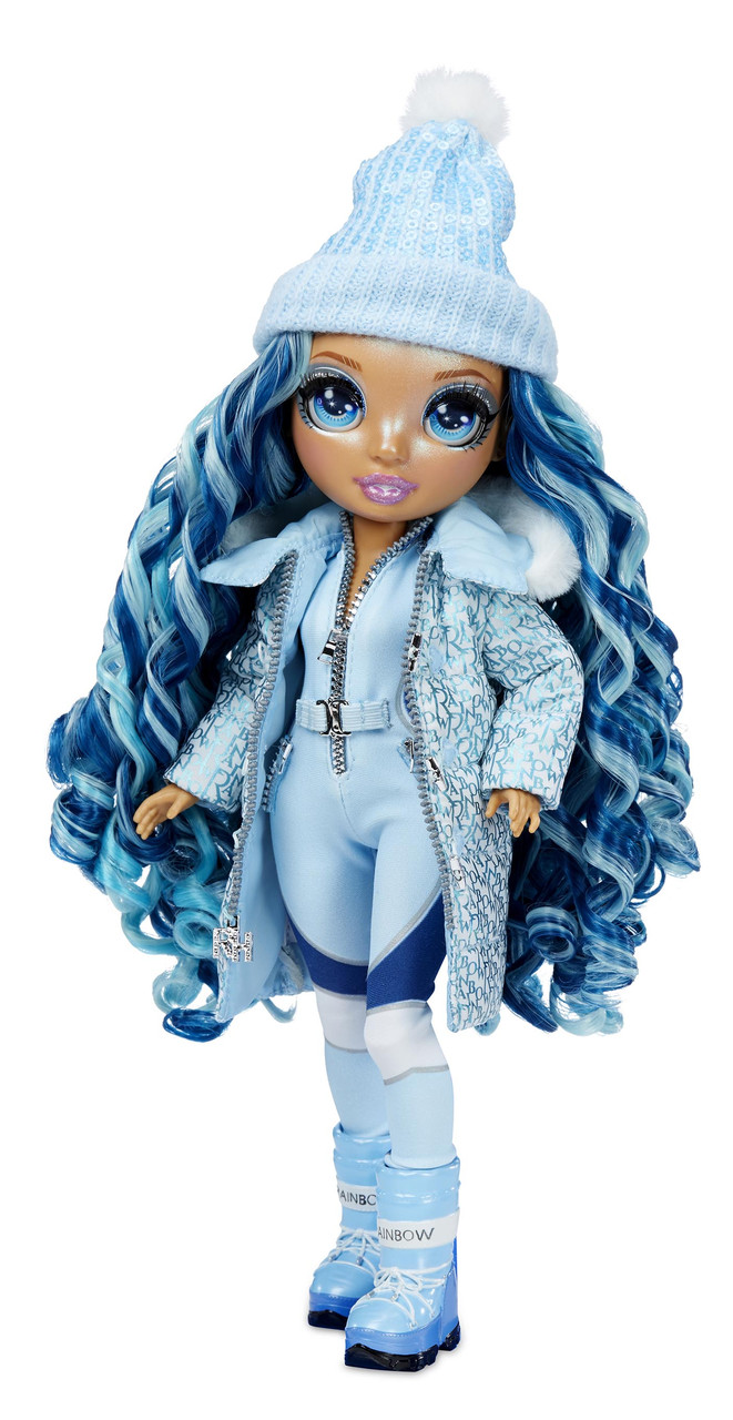 Кукла Rainbow High ЗИМНИЕ КАНИКУЛЫ WINTER Break Skyler Bradshaw Blue
