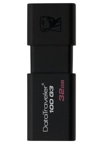 USB Флеш 32GB 3.0 Kingston DT100G3, 32GB черный