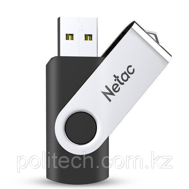 USB Флеш 32GB 3.0 Netac U505, 32GB черный-серебро