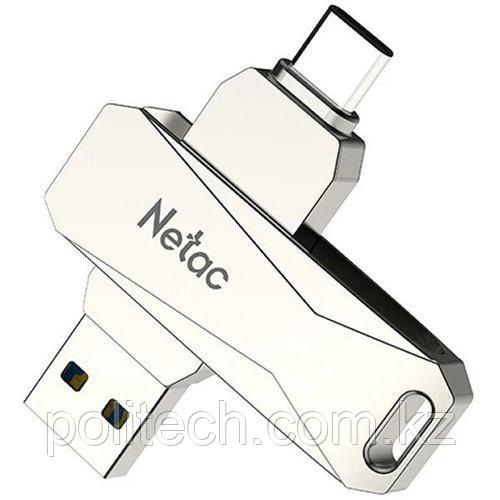 USB Флеш 32GB 3.0 Netac U782C, 32GB Type-C металл