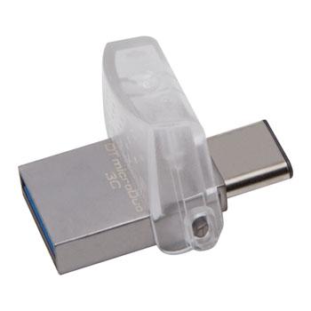 USB Флеш 64GB 3.0 Kingston OTG DTDUO3C, 64GB металл