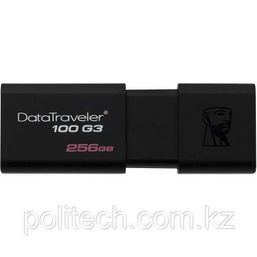 USB Флеш 256GB 3.0 Kingston DT100G3, 256GB черный