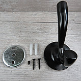 Крючок мебельный 306 черный, фото 2