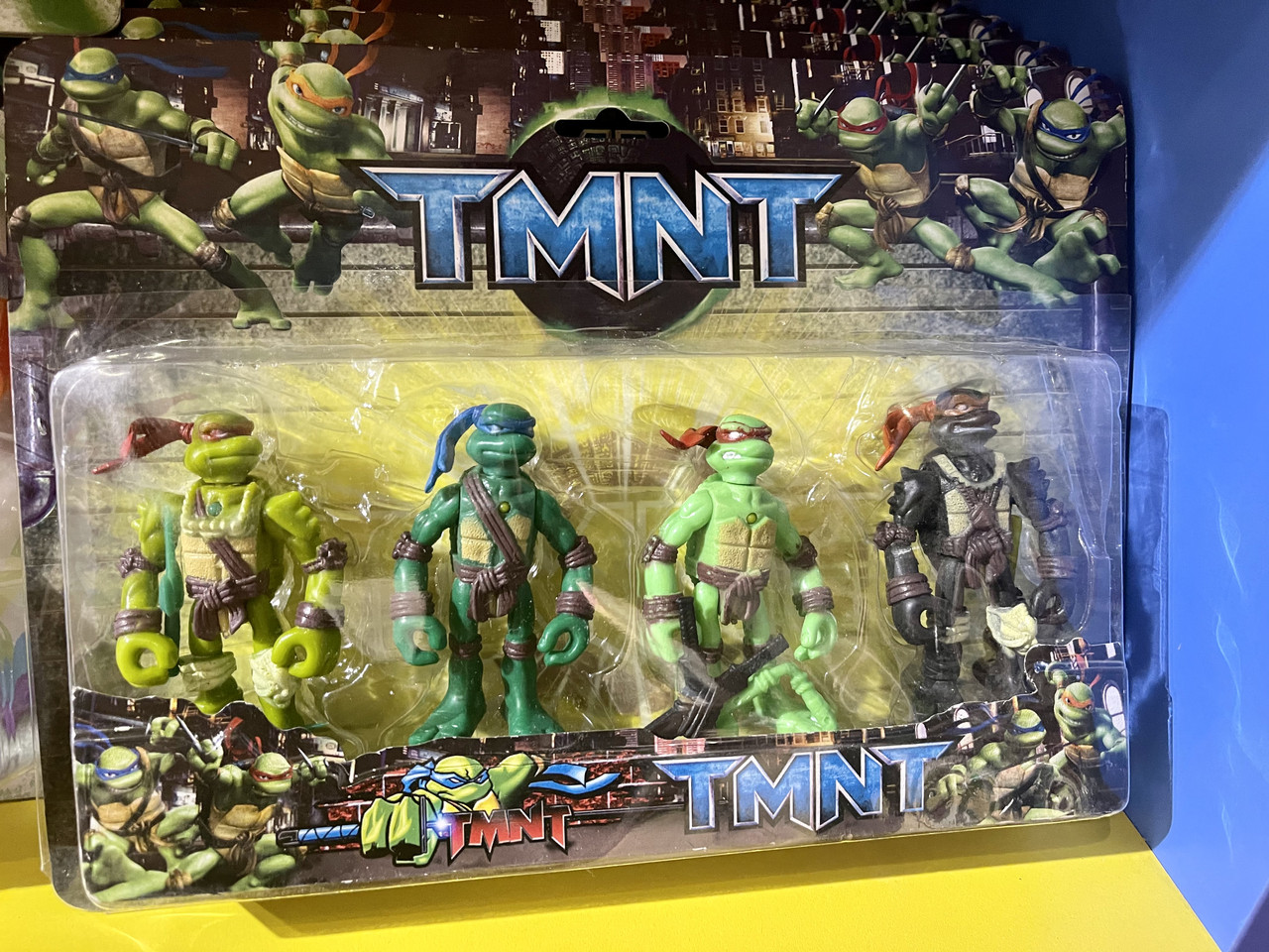 Набор " Черепашки Ниндзя" мини в картонно-блистерной упаковке TNMT turtles фигурки