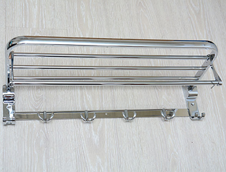 Вешалка настенная с крючками, хром P5203