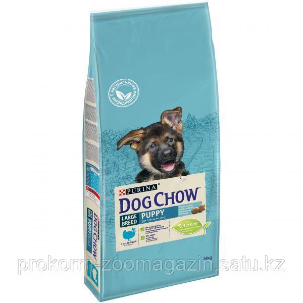 Сухой корм Dog Chow® для щенков крупных пород, индейка - фото 1 - id-p93989199