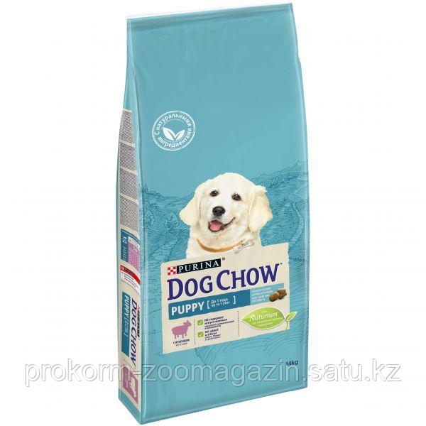Сухой корм Dog Chow® для щенков всех пород, ягнёнок - фото 1 - id-p93989243