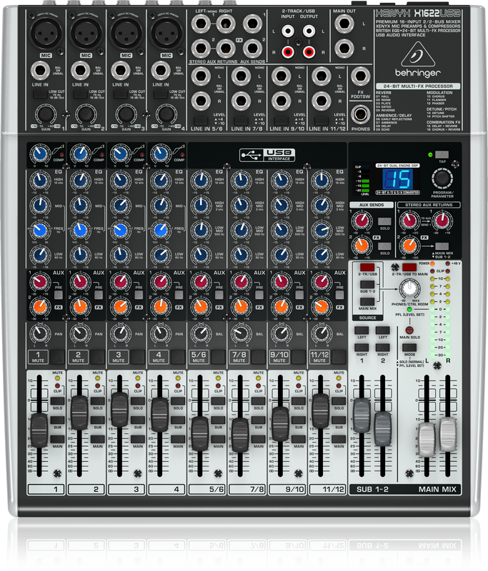 BEHRINGER X1622USB Аналоговый микшерный пульт