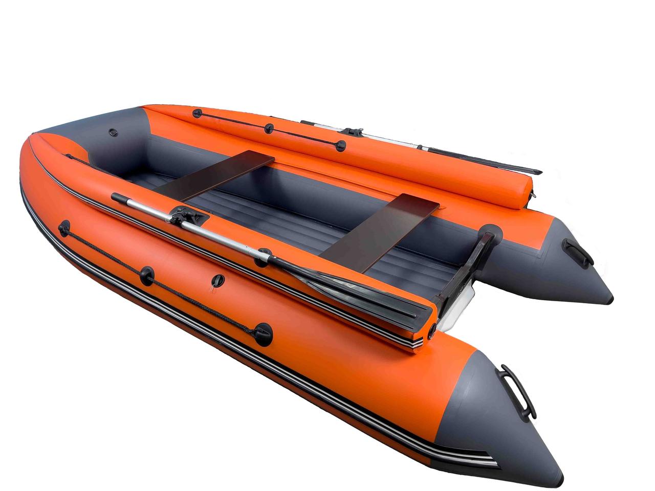 Лодка REEF-360 F НД графит/оранжевый - фото 3 - id-p93971993