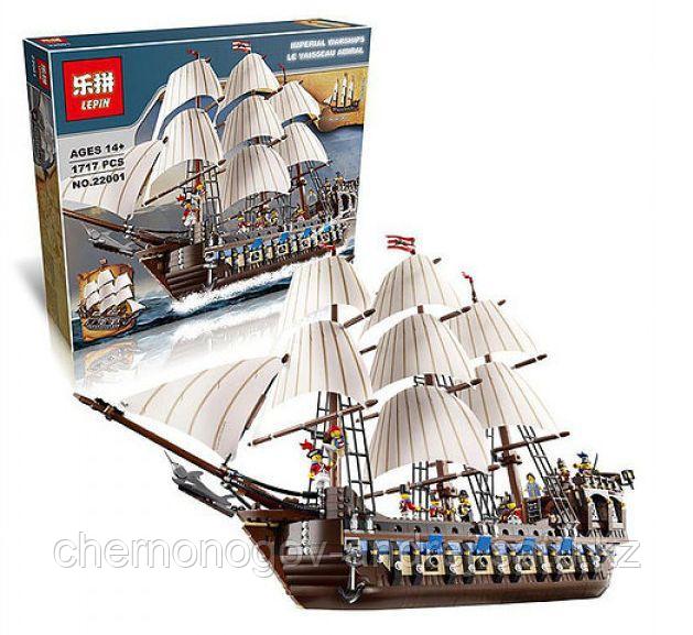 Конструктор аналог лего lego 10210 пираты карибского моря Корабль Имперский флагман 22001/19003 Imperial Flags