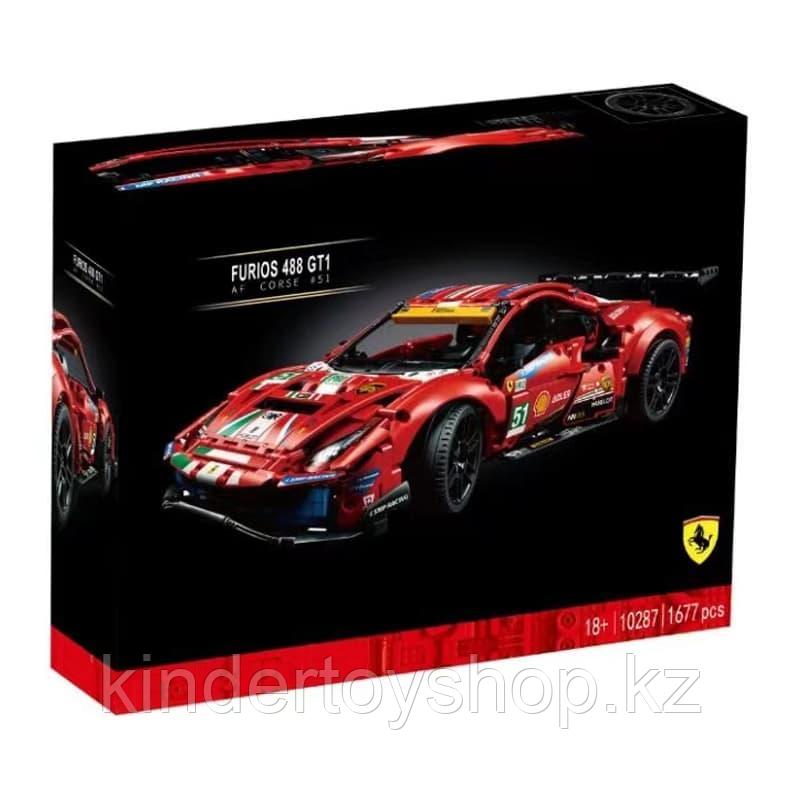 Конструктор Аналог Лего Техник LEGO 42125 Ferrari 488 GTE “AF Corse #51 KING 40031 феррари