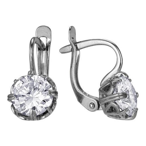 Серьги Красная Пресня , фианит, "каратник" 3382725
