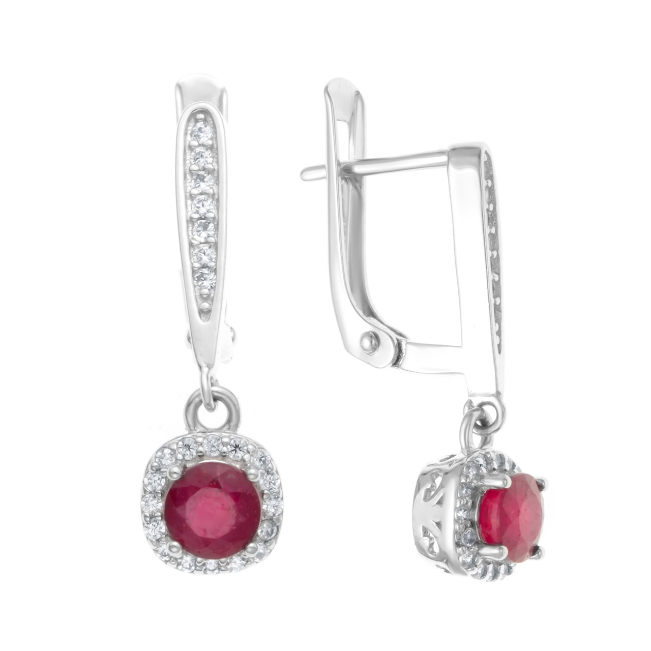 Серьги Teosa серебро с родием E-DRGR00530-RB