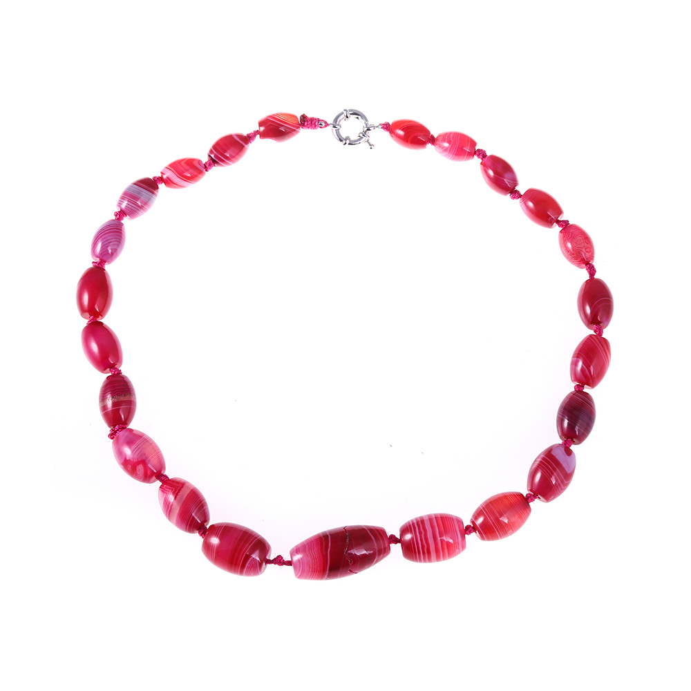 Бусы серебро без покрытия, агат F02T-MIXV03-48cm размеры - 48