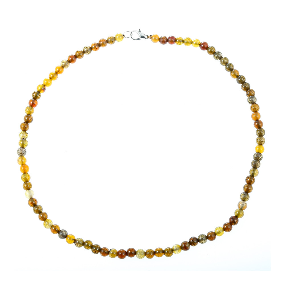 Бусы серебро без покрытия, агат 02T-SZW13-d6-50cm размеры - 50