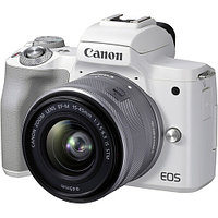 Фотоаппарат Canon EOS M50 Mark II kit EF-M 15-45mm f/3.5-6.3 IS STM белый