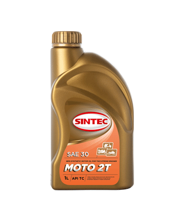 Моторное масло Sintec масло для двухтактных двигателей Moto 2T канистра 1 л - фото 1 - id-p93995001