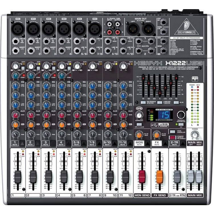 Микшерный пульт Behringer Xenyx X1222USB