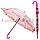 Зонт детский принцесса Ариэль трость 66 сантиметров розовый, фото 7