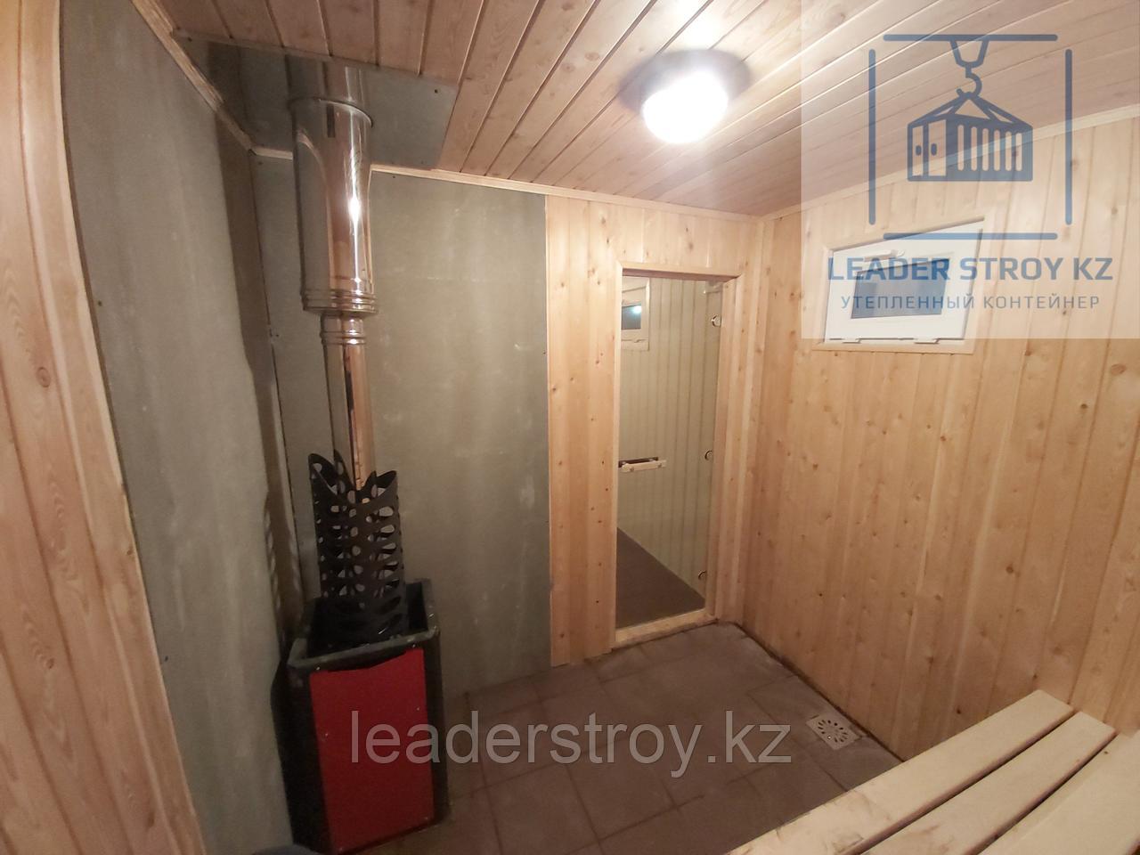 Модульное мобильное баня 12000х2430х2600мм