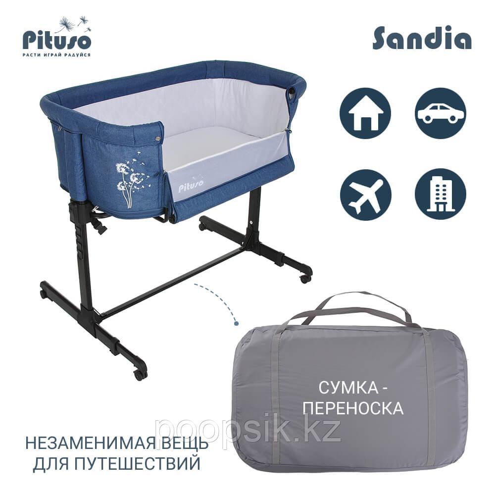 Колыбель Pituso Sandia 3 в 1 индиго - фото 3 - id-p93999427