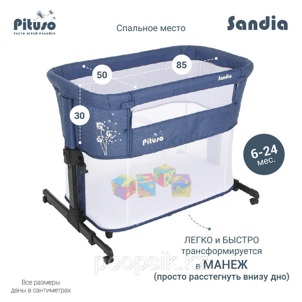 Колыбель Pituso Sandia 3 в 1 индиго - фото 5 - id-p93999427