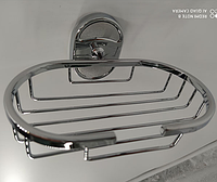 Мыльница настенная, сетка P2902-2 ALR-19013 Мыльница настенная, сетка P2902-2