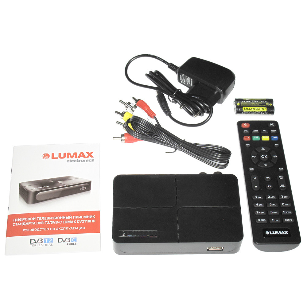 Цифровая ТВ приставка LUMAX DV2118HD, DVB-T2, Wi-Fi - фото 2 - id-p85848522