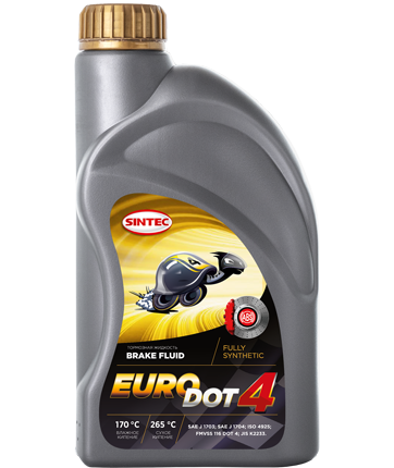 Тормозная жидкость Sintec Euro Dot-4 910 гр. - фото 1 - id-p94003637