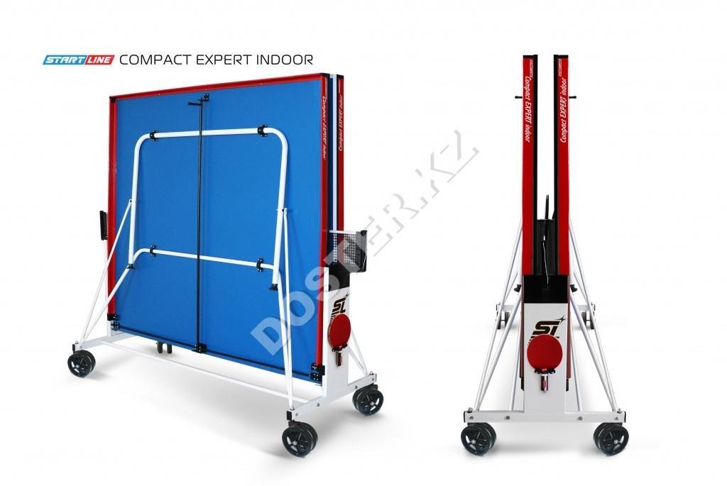 Теннисный стол Compact Expert Indoor с сеткой (синий, зеленый) - фото 5 - id-p94003632