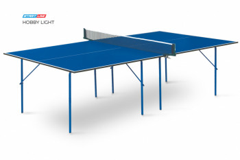 Теннисный стол Hobby Light blue- облегченная модель теннисного стола для использования в помещениях, фото 1