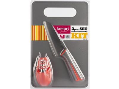 Набор ножей Lamart LT2099 3 предмета - фото 1 - id-p94004182