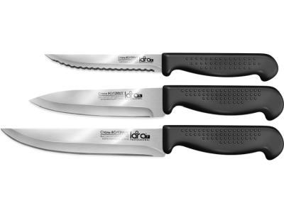 Набор ножей LARA LR05-46 3 предмета черный - фото 1 - id-p94005270