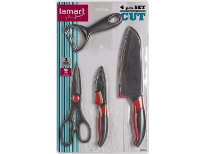 Набор ножей Lamart LT2098 4 предмета - фото 1 - id-p94006325