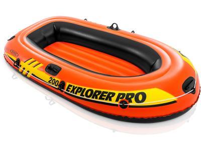 Надувная лодка Intex Exlorer Pro 200 Set 58356NP оранжевый